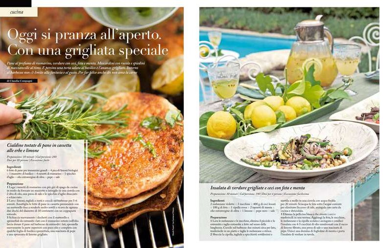 Oggi si pranza all’aperto. Con una grigliata speciale