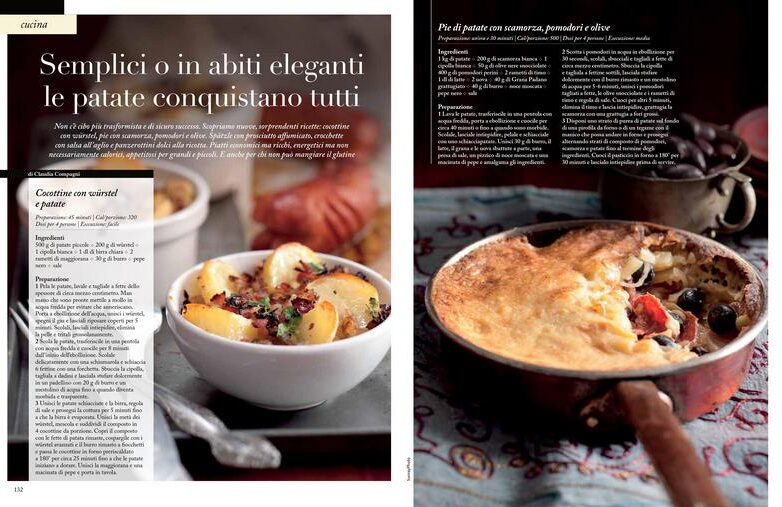 Semplici o in abiti eleganti le patate conquistano tutti