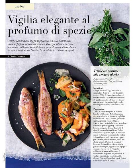 Vigilia elegante al profumo di spezie