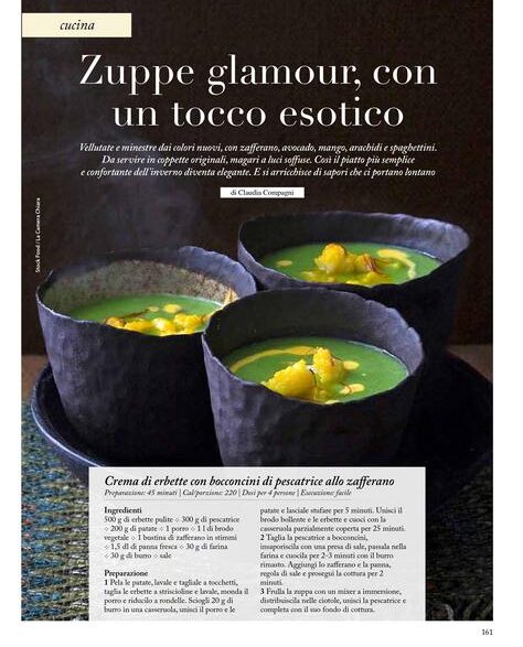 Zuppe glamour, con un tocco esotico