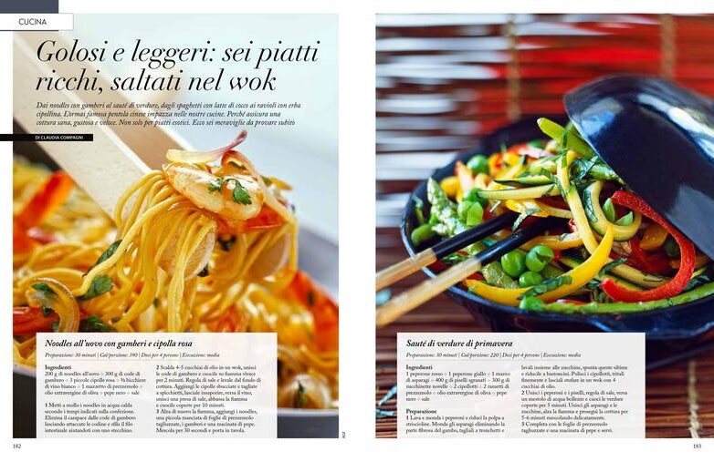 Golosi e leggeri: sei piatti ricchi, saltati nel wok