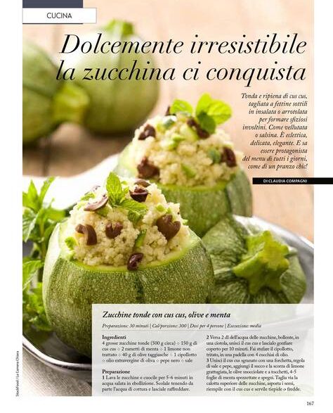 Dolcemente irresistibile la zucchina ci conquista