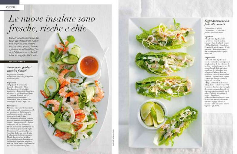 Le nuove insalate sono fresche, ricche e chic