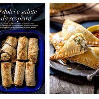 di Cristina Del Basso Mini spiedini di castagne e zucca con fonduta di Gruyère