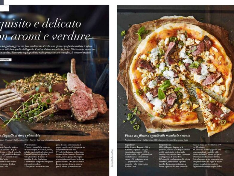 Squisito e delicato con aromi e verdure