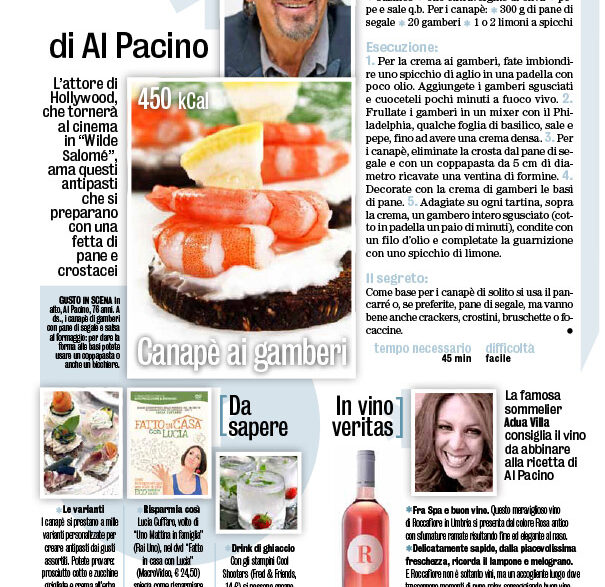 di Al Pacino Canapè ai gamberi