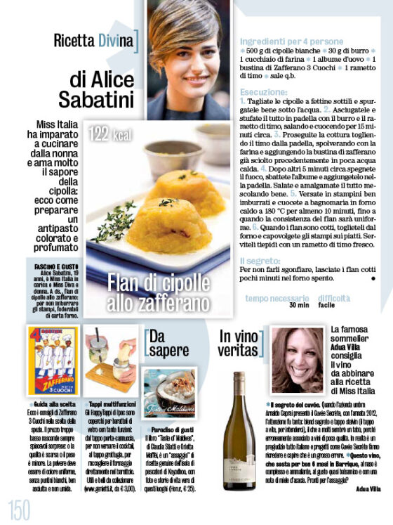 di Alice Sabatini Flan di cipolle allo zafferano