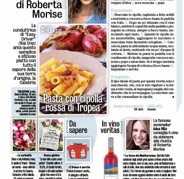 di Roberta Morise Pasta con cipolla rossa di Tropea