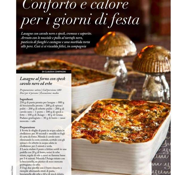 Conforto e calore per i giorni di festa