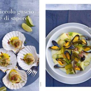 Menu vegetariano in technicolor