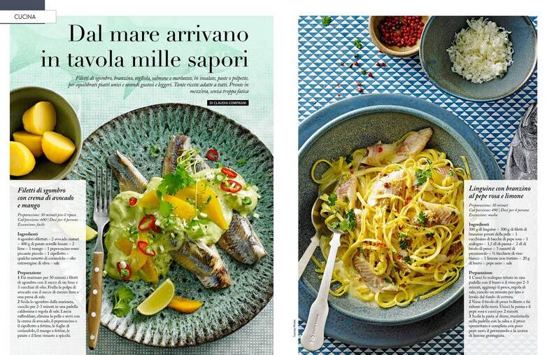 Dal mare arrivano in tavola mille sapori