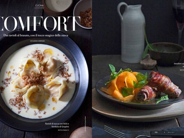 Comfort – Dai ravioli al brasato, con il tocco magico della zucca