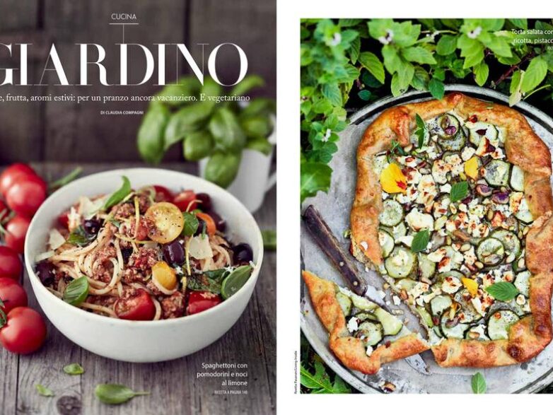 GIARDINO: Verdure, frutta, aromi estivi: per un pranzo ancora vacanziero. E vegetariano
